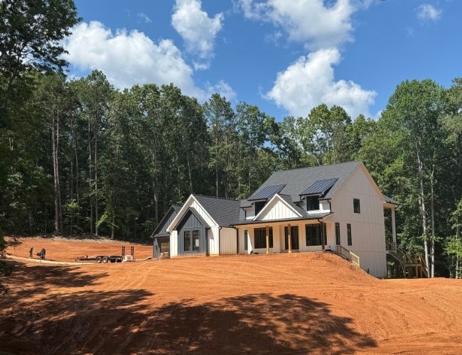 Cleared lot prepared for next phase