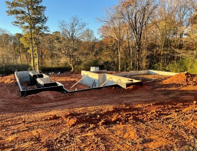 Finished graded site ready for next phase